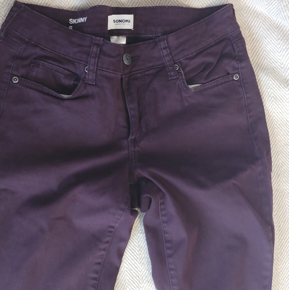 Purple Sonoma Skinny Pants (with a free pair)